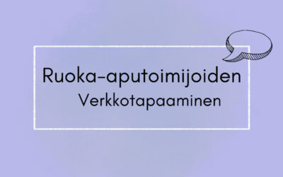 Ruoka-aputoimijoiden avoin verkkotapaaminen 7.11.2024